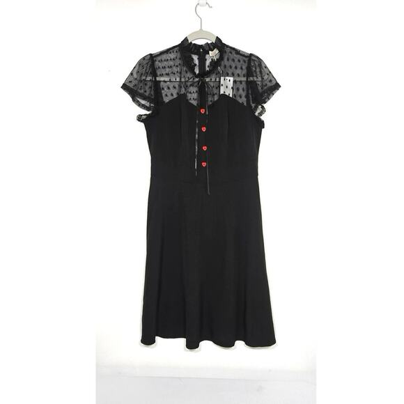 New with tags. Belle Poque black dress. Size medium. - Picture 1 of 10